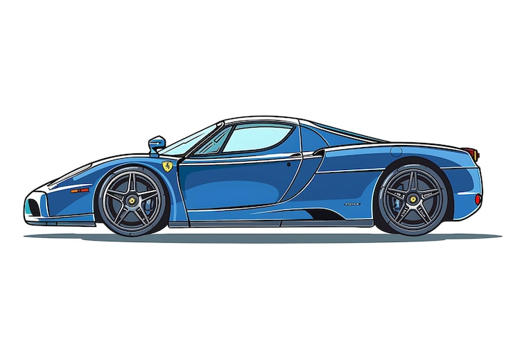 Photo ドライビングトレーニングコンセプトの近代的なスタイルの新しい車