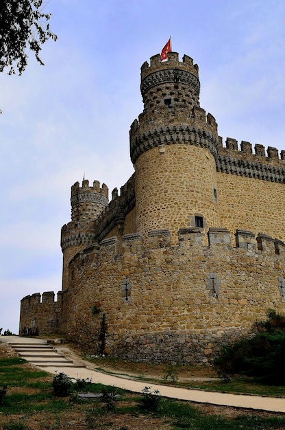 New Castle of Manzanares El Real, Madrid - Spain.