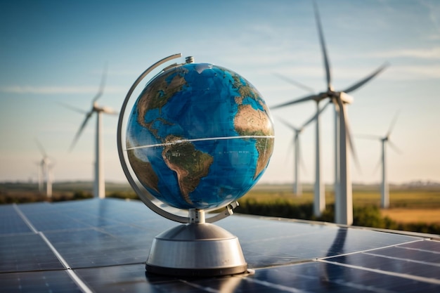 New energy such as photovoltaic and wind power will make the world a better place