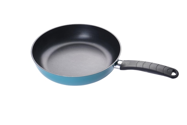 New frying pan isolated on a white background