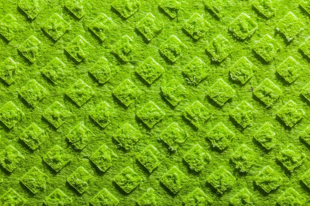 New green kitchen dishcloth texture