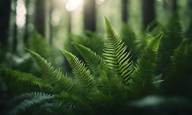 New growth in the ferns wallpaper