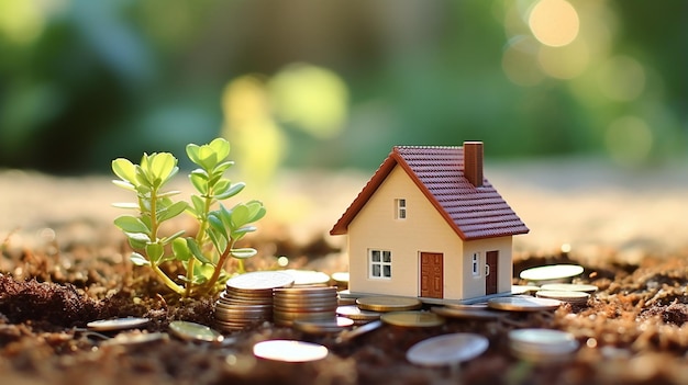 Инвестиции в новое домашнее дело и концепция недвижимости