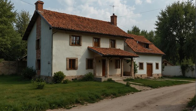 사진 마을에 있는 새 집