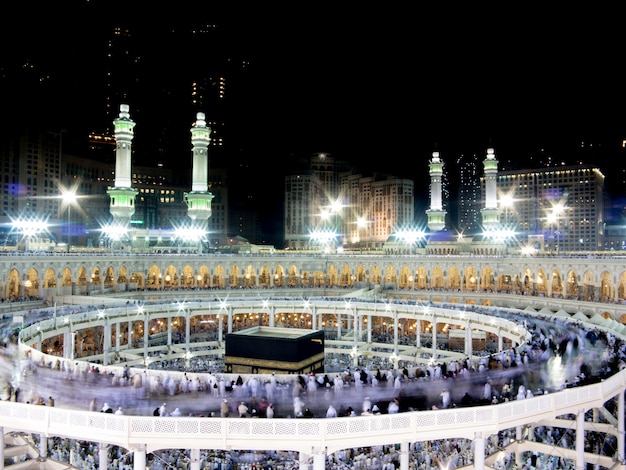 Photo new images of kaaba in mecca after restoration