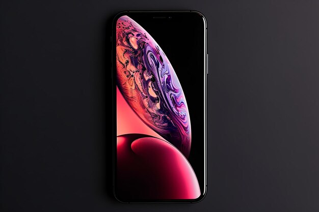 Photo new iphone xs max cuttingedge cell phone with sleek design and infinite possibilities