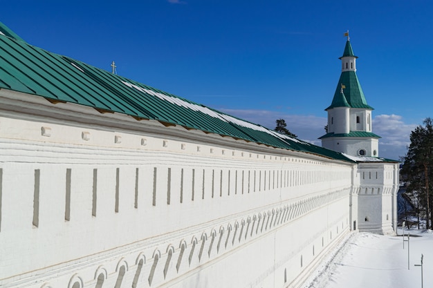 새로운 예루살렘 정교회 수도원 벽, Istra, 러시아