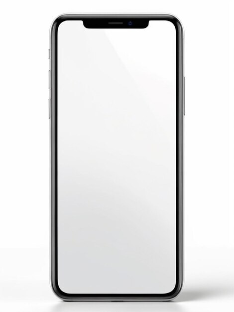 A New Mobile Mockup with a White Background for Design Projects