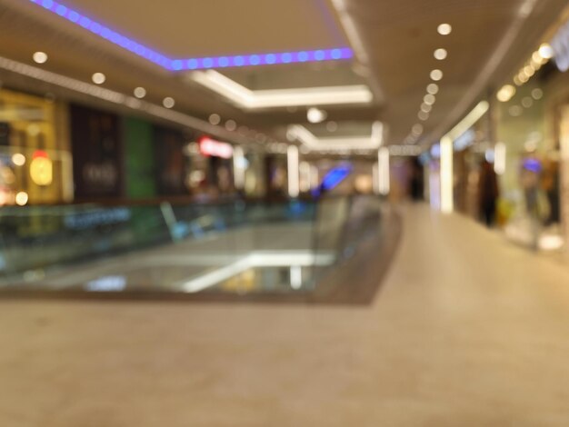 Photo new modern shopping mall interior