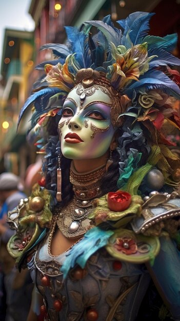 Foto poster del mardi gras di new orleans