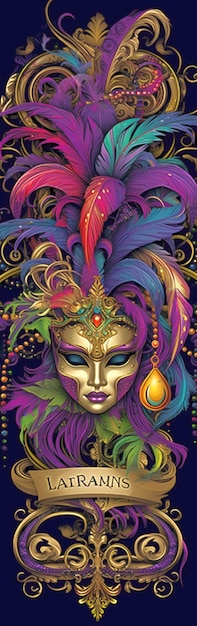 New Orleans Mardi Gras poster