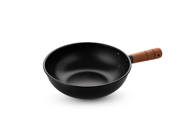 New pan on white background