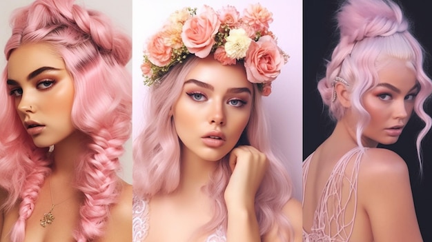 The new pink hair trend is here to stay