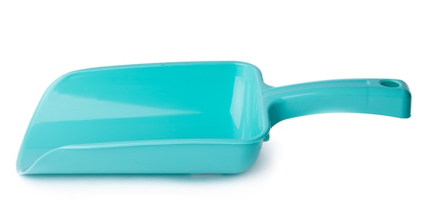 New plastic household scoop isolated