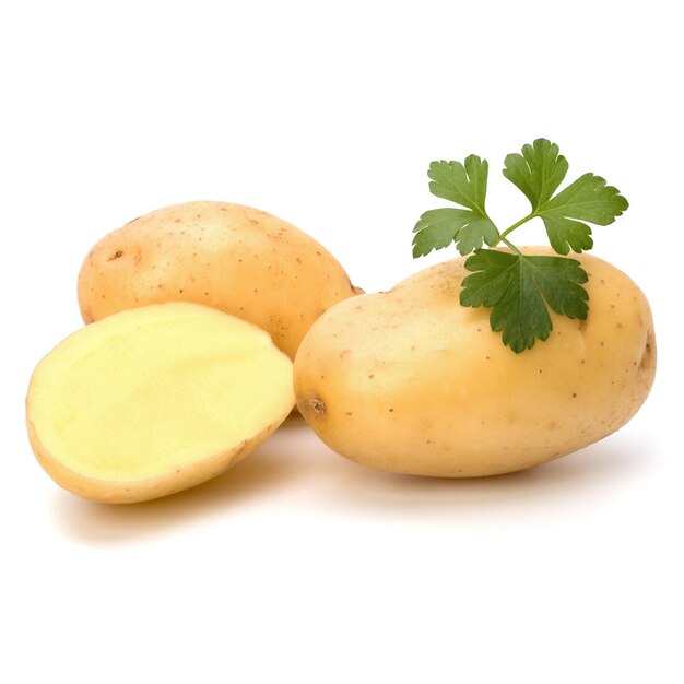 New potato and green parsley