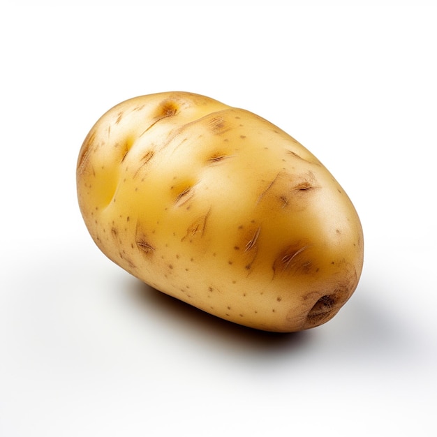 New potato isolated on white background