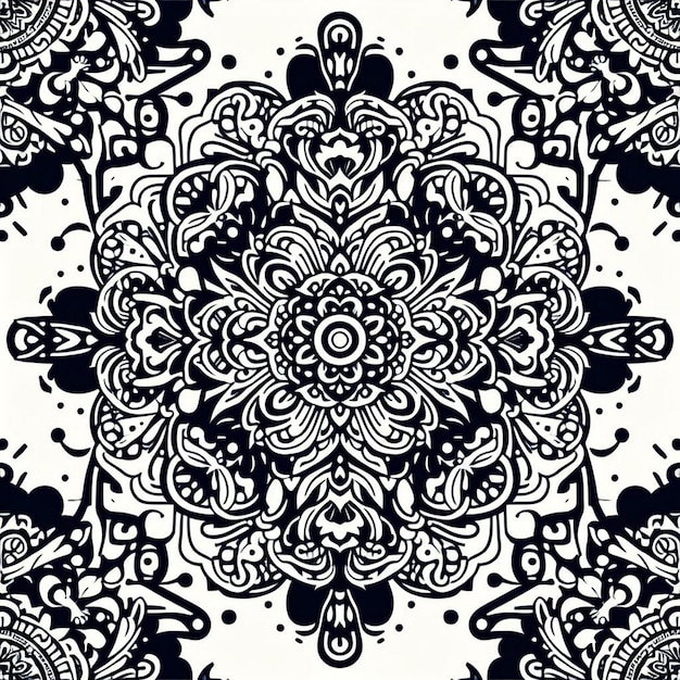 new seamless monochrome pattern design new seamless floral pattern design trending pattern design