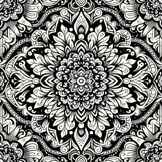 new seamless monochrome pattern design new seamless floral pattern design trending pattern design