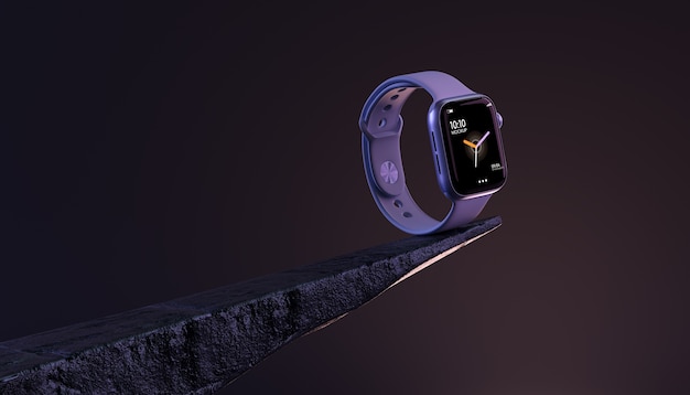 New smartwatch balancing with cliff