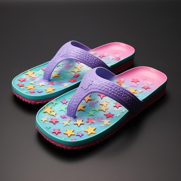 A new summer flip flops design