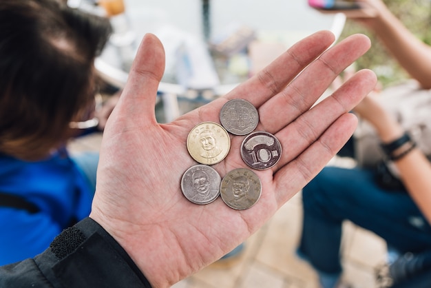 New Taiwan Dollars coins in Sun Yat-Sen and Chiang Kai-shek versions.