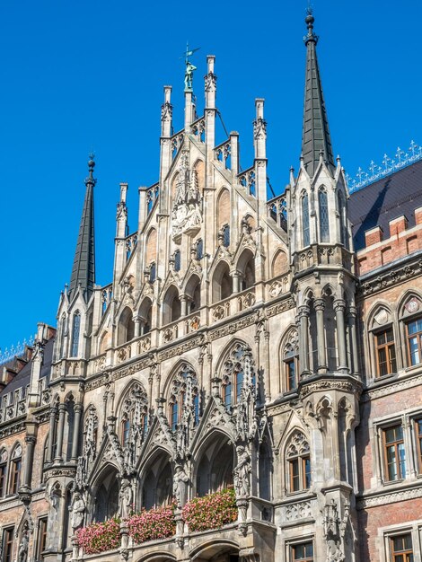 New Town Hall Neues Rathaus in Munich Germany