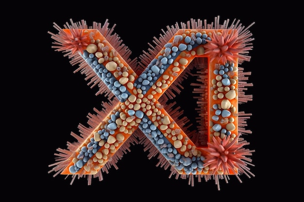 A new virus in the shape of the letter X