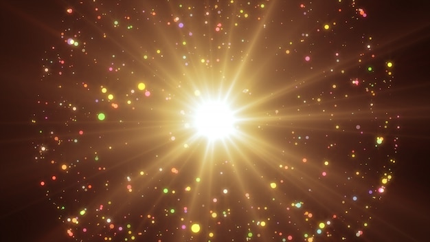 new year 2020. bokeh background. lights abstract. merry christmas backdrop. gold glitter light. defocused particles. golden color. explosion