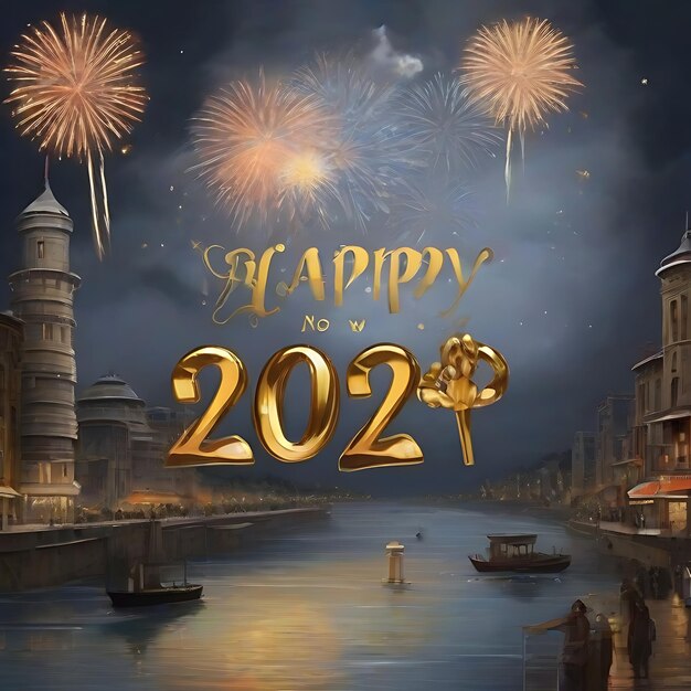 Photo new year 2024 ai