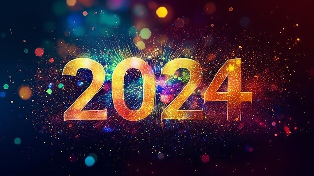 New year 2024 Generated with AI