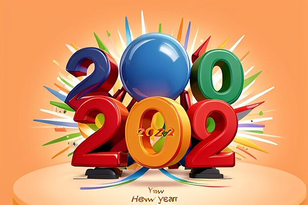 new year 2024 text effect font editable typography 3d text vector template