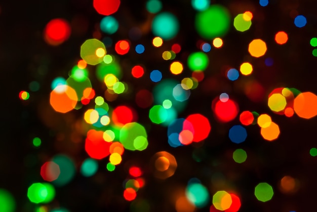 New Year bokeh background for holiday design