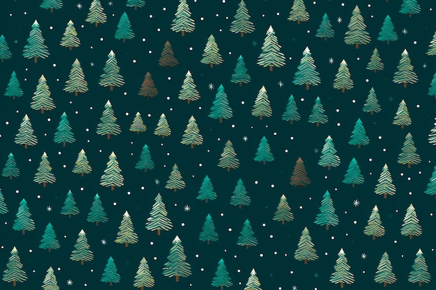 New Year Christmas pattern Christmas tree Background wallpaper AI generated