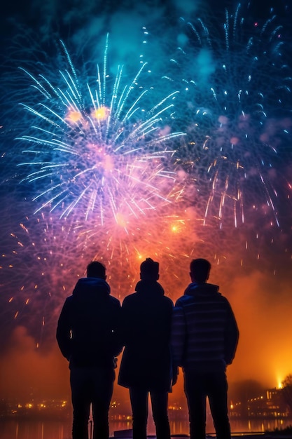 아늑하고 행복한 분위기에 빠져 기억에 남는 순간들로 가득한 새해 전야 축하 행사