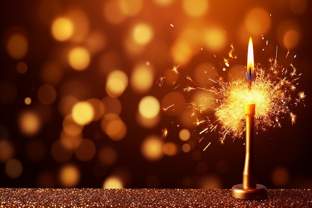 New year golden firework background desktop wallpaper illustration