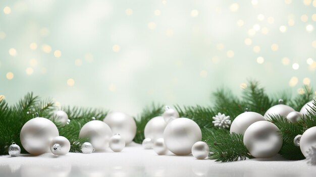 写真 新年 ⁇ メリークリスマス ⁇ 雪の花束 ⁇ 木 ⁇ ボール ⁇ 奇跡 ⁇ 冬の寒さ ⁇ 凍結 ⁇ プレゼント ⁇ バナーコピー ⁇ スペース ⁇ 背景 ⁇ グリーティングカードポスター