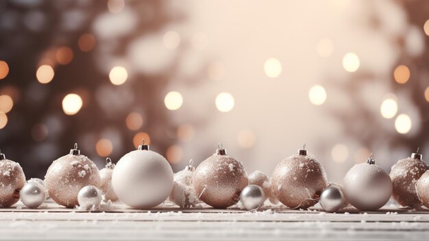 写真 新年 ⁇ メリークリスマス ⁇ 雪の花束 ⁇ 木 ⁇ ボール ⁇ 奇跡 ⁇ 冬の寒さ ⁇ 凍結 ⁇ プレゼント ⁇ バナーコピー ⁇ スペース ⁇ 背景 ⁇ グリーティングカードポスター