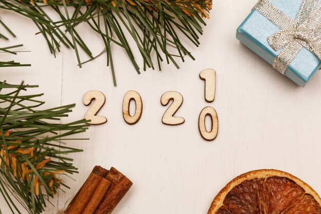 New year's concept 2021.
