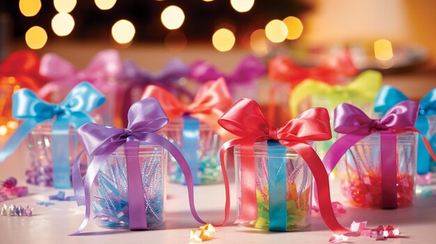 Photo new year's party favors