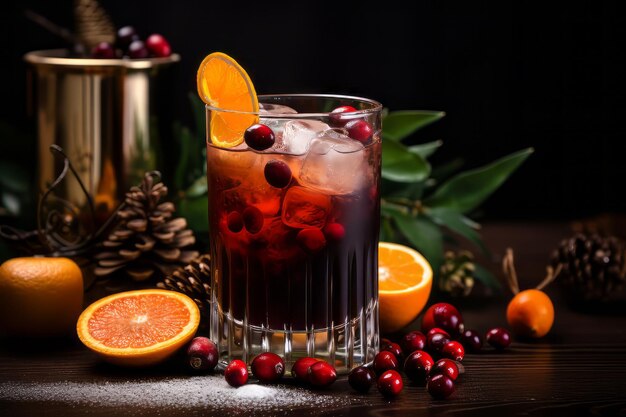 New Year's and winter cocktails