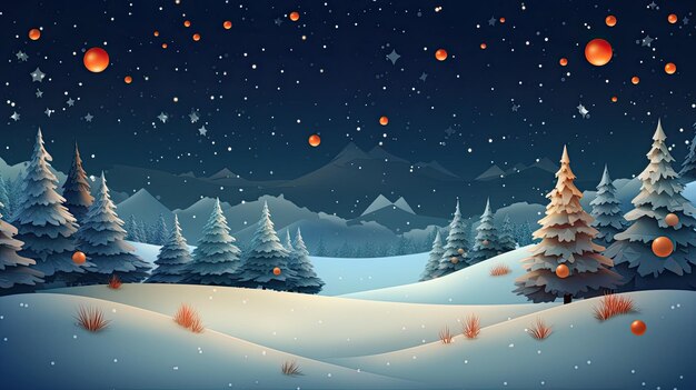 New Year scene a clean background