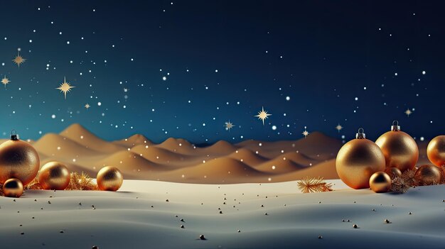 New Year scene a clean background