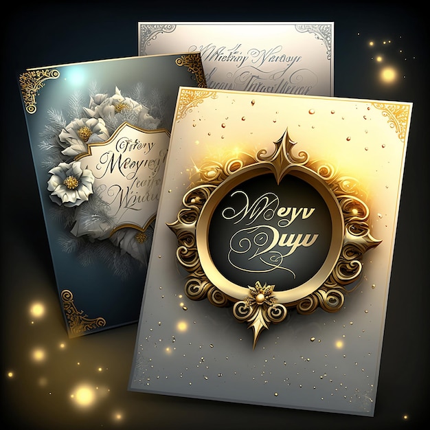 New year wish card