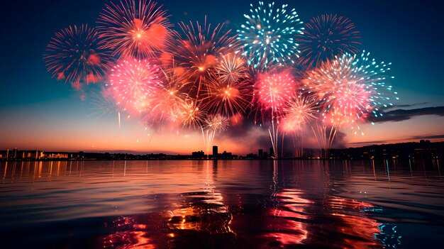 Foto fuochi d'artificio di capodanno