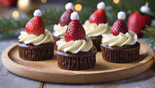 New Years desserts christmas cake christmas concept