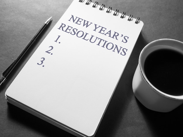 Photo new years resolutions