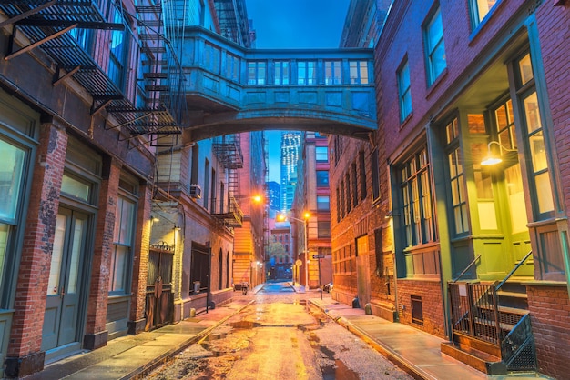 Photo new york city alleyways