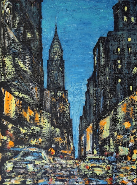 New York City Art Painting