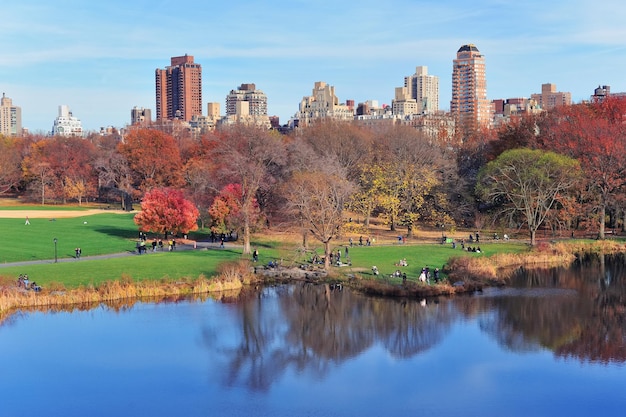 New York City Central Park in Autumn