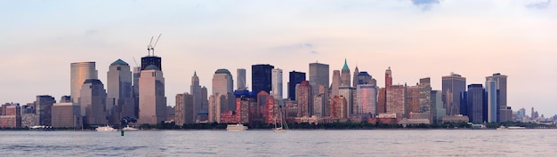 New York City Manhattan sunset